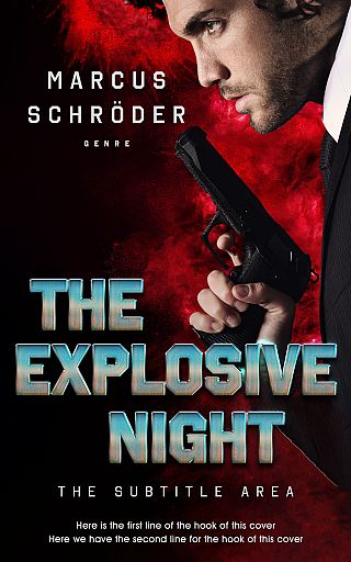 3D mockup of Old Rose #25452 - Premade Mystery & Thriller & Suspense Book Cover | BookCoverZone