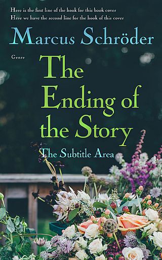 3D mockup of Te Papa Green #25674 - Premade Abstract Book Cover | BookCoverZone