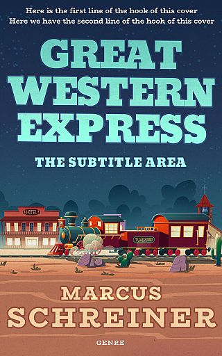 3D mockup of Cloud Burst #25968 - Premade Western Book Cover | BookCoverZone