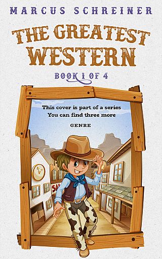 3D mockup of Mercury #25970 - Premade Western Book Cover | BookCoverZone
