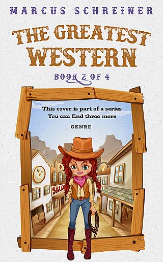 3D mockup of Mercury #25971 - Premade Western Book Cover | BookCoverZone
