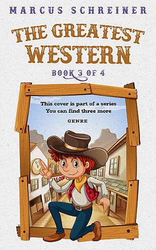 3D mockup of Mercury #25972 - Premade Western Book Cover | BookCoverZone