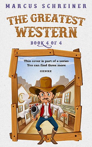 3D mockup of Mercury #25973 - Premade Western Book Cover | BookCoverZone