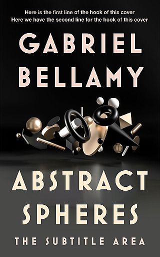 3D mockup of Tuatara #26064 - Premade Abstract Book Cover | BookCoverZone