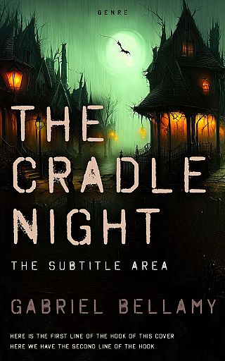 3D mockup of Pine Glade #26295 - Premade Horror Book Cover | BookCoverZone