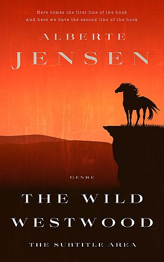 3D mockup of Punch #26343 - Premade Western Book Cover | BookCoverZone