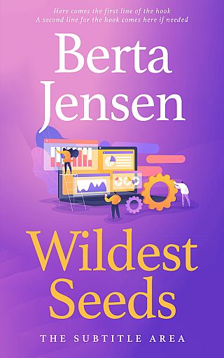 3D mockup of Amethyst #26392 - Premade Business Book Cover | BookCoverZone