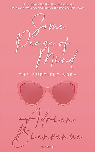 3D mockup of Sea Pink #26519 - Premade Abstract Book Cover | BookCoverZone