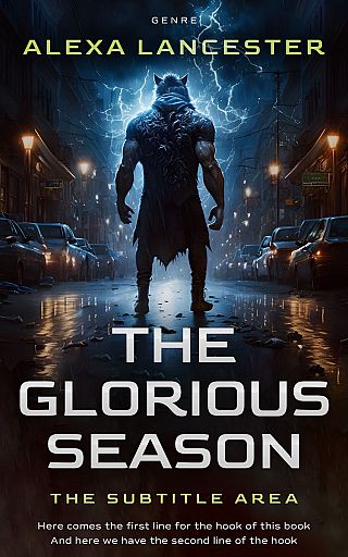 3D mockup of Shark #26582 - Premade Horror Book Cover | BookCoverZone