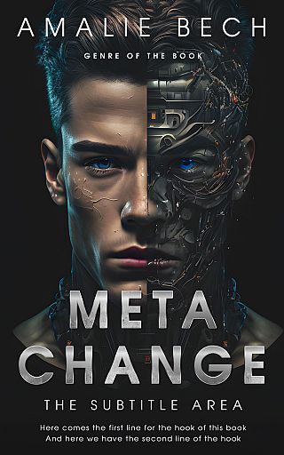3D mockup of Shark #26675 - Premade Science Fiction Book Cover | BookCoverZone
