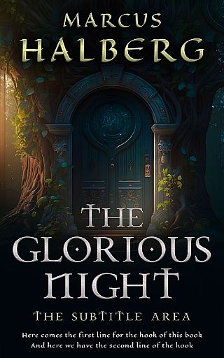3D mockup of Black #26752 - Premade Fantasy Book Cover | BookCoverZone