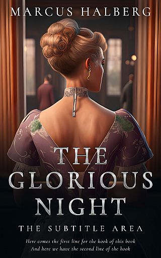 3D mockup of Cocoa Brown #26763 - Premade Historical Book Cover | BookCoverZone