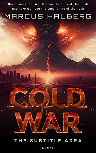 3D mockup of Burning Sand #27050 - Premade Mystery & Thriller & Suspense Book Cover | BookCoverZone