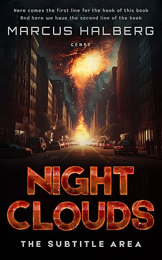 3D mockup of Cocoa Brown #27052 - Premade Apocalyptica Book Cover | BookCoverZone