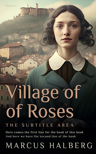 3D mockup of Akaroa #27082 - Premade Romance Book Cover | BookCoverZone