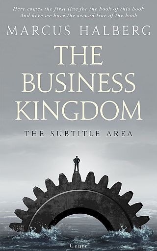3D mockup of Gray Chateau #27163 - Premade Business Book Cover | BookCoverZone