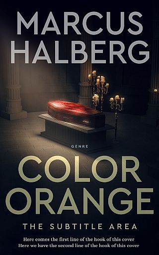 3D mockup of Vulcan #27412 - Premade Horror Book Cover | BookCoverZone