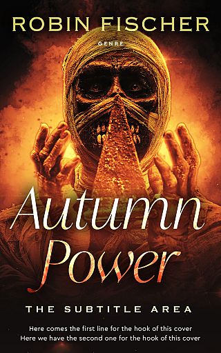 3D mockup of Red Damask #28031 - Premade Fantasy Book Cover | BookCoverZone