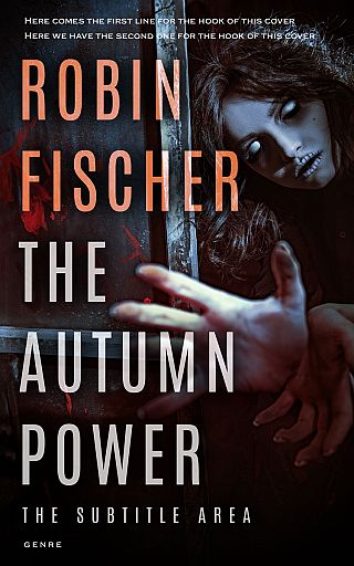 3D mockup of Cocoa Brown #28036 - Premade Horror Book Cover | BookCoverZone