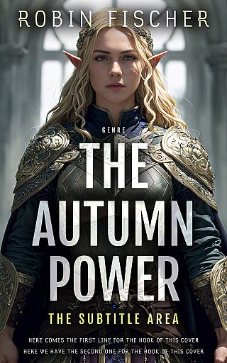 3D mockup of Heavy Metal #28081 - Premade Fantasy Book Cover | BookCoverZone