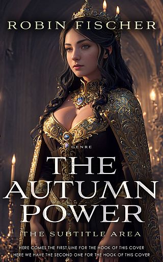 3D mockup of Thunder #28086 - Premade Fantasy Book Cover | BookCoverZone