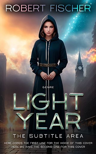 3D mockup of Shark #28127 - Premade Teen & Young Adult Book Cover | BookCoverZone