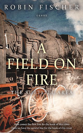 3D mockup of Pine Cone #28178 - Premade Travel Book Cover | BookCoverZone