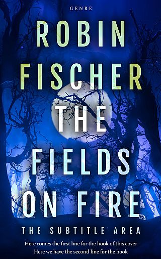 3D mockup of Downriver #28209 - Premade Horror Book Cover | BookCoverZone