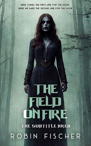 3D mockup of Viridian Green #28308 - Premade Horror Book Cover | BookCoverZone