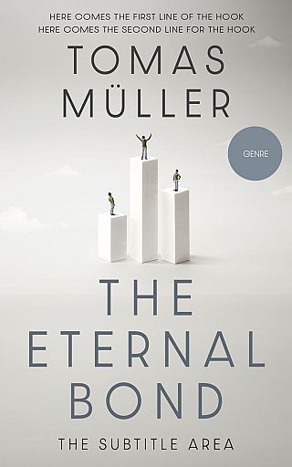 3D mockup of Quill Gray #28483 - Premade Business Book Cover | BookCoverZone