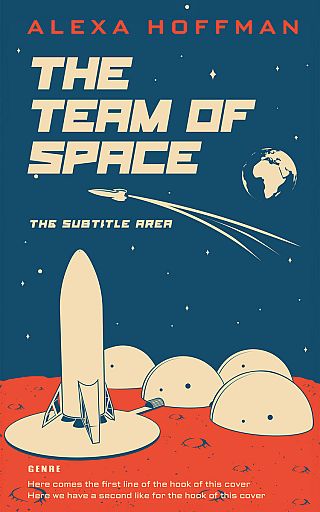 3D mockup of Chathams Blue #28627 - Premade Science Fiction Book Cover | BookCoverZone