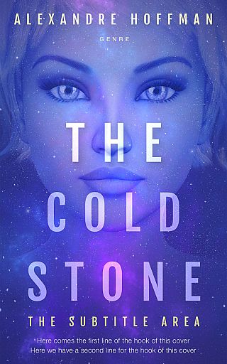 3D mockup of Blue Violet #28695 - Premade Science Fiction Book Cover | BookCoverZone