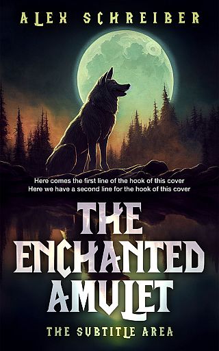 3D mockup of Foggy Gray #28699 - Premade Horror Book Cover | BookCoverZone
