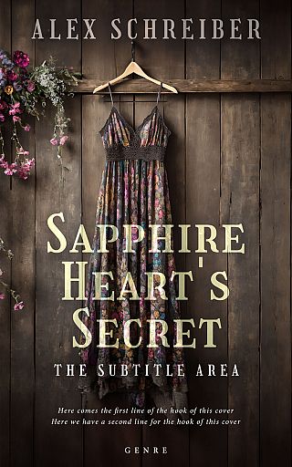 3D mockup of Cocoa Brown #28732 - Premade Literary Fiction Book Cover | BookCoverZone