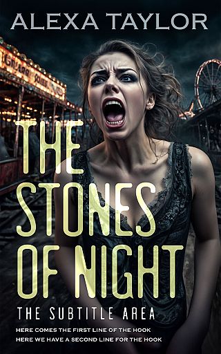 3D mockup of Chino #28965 - Premade Horror Book Cover | BookCoverZone