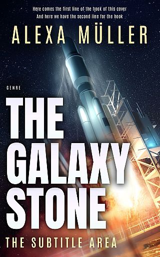 3D mockup of Stark White #29260 - Premade Science Fiction Book Cover | BookCoverZone