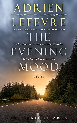 3D mockup of Abbey #29349 - Premade Travel Book Cover | BookCoverZone