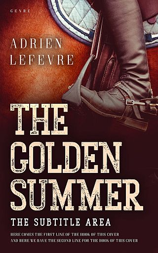 3D mockup of Cameo #29384 - Premade Western Book Cover | BookCoverZone