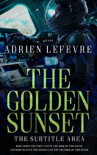 3D mockup of Swamp Green #29394 - Premade Science Fiction Book Cover | BookCoverZone