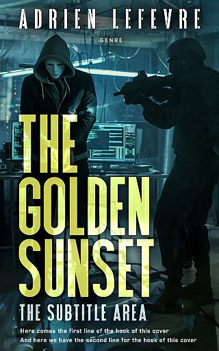 3D mockup of Yellow Green #29505 - Premade Mystery & Thriller & Suspense Book Cover | BookCoverZone