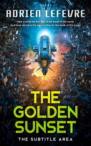 3D mockup of Laser #29540 - Premade Science Fiction Book Cover | BookCoverZone