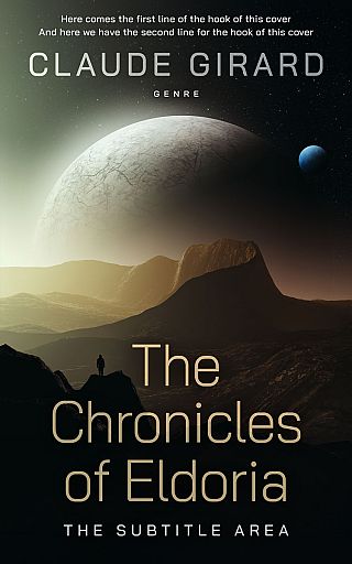 3D mockup of Heathered Gray #29620 - Premade Science Fiction Book Cover | BookCoverZone