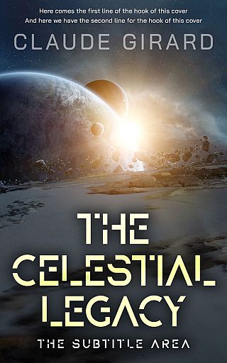 3D mockup of Outer Space #29632 - Premade Science Fiction Book Cover | BookCoverZone