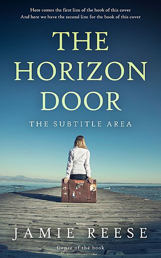 3D mockup of Blue Bayoux #29695 - Premade Travel Book Cover | BookCoverZone