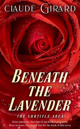 3D mockup of Dark Burgundy #29796 - Premade Romance Book Cover | BookCoverZone