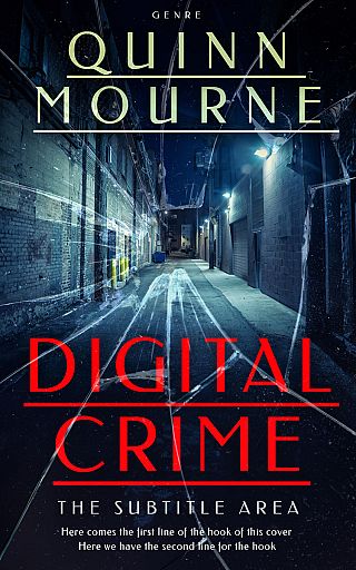 3D mockup of Ebony #30137 - Premade Mystery & Thriller & Suspense Book Cover | BookCoverZone