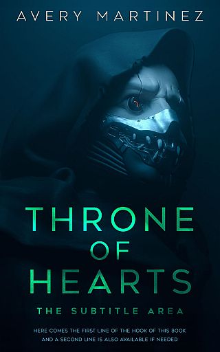 3D mockup of Black Pearl #30287 - Premade Science Fiction Book Cover | BookCoverZone