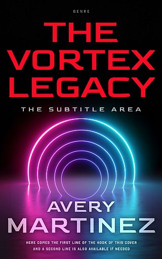 3D mockup of Cranberry #30322 - Premade Science Fiction Book Cover | BookCoverZone