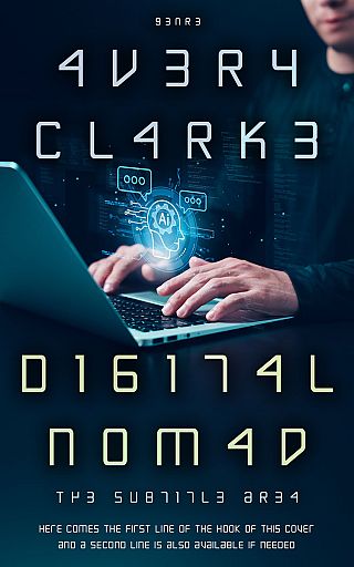 3D mockup of Black Pearl #30368 - Premade Science Fiction Book Cover | BookCoverZone