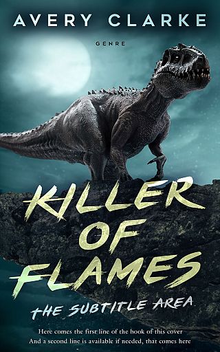 3D mockup of Timber Green #30383 - Premade Fantasy Book Cover | BookCoverZone